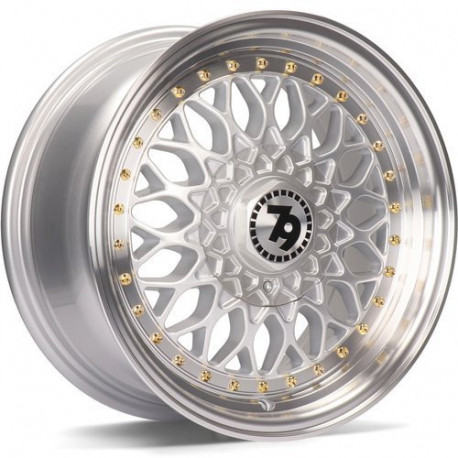 Cerchi in lega Seventy9 Sv-E 7.5x17 SLP - Silver Lip Polished