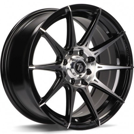 Cerchi in lega Seventy9 Scf-F 7.0x15 BFP - Black Front Polished