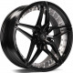 Cerchi in lega Seventy9 Sv-Ar 8.5x19 BGIP - Black Glossy Inner Polished