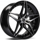 Cerchi in lega Seventy9 Sv-Ar 8.5x19 BFP - Black Front Polished
