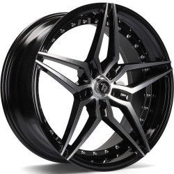 Cerchi in lega Seventy9 Sv-Ar 8.5x19 BFP - Black Front Polished