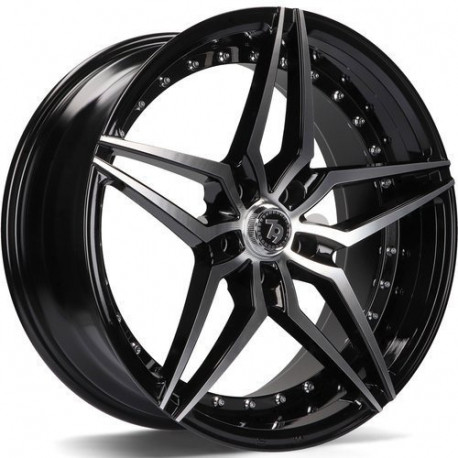 Cerchi in lega Seventy9 Sv-Ar 8.5x19 BFP - Black Front Polished