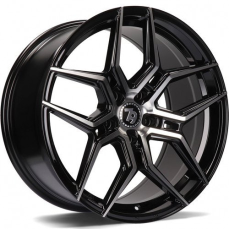 Cerchi in lega Seventy9 Sv-B 10.0x20 BFP - Black Front Polished