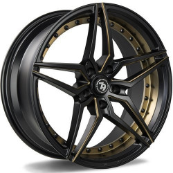 Cerchi in lega Seventy9 Sv-Ar 8.5x19 DMBMG - Deep Matt Black Milled Gold
