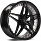 Cerchi in lega Seventy9 Sv-Ar 9.5x19 BGIP - Black Glossy Inner Polished
