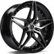 Cerchi in lega Seventy9 Sv-Ar 9.5x19 BFP - Black Front Polished