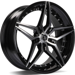 Cerchi in lega Seventy9 Sv-Ar 9.5x19 BFP - Black Front Polished