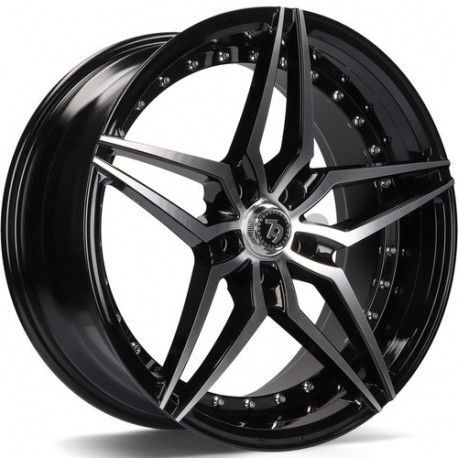 Cerchi in lega Seventy9 Sv-Ar 9.5x19 BFP - Black Front Polished
