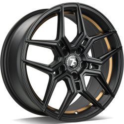 Cerchi in lega Seventy9 Sv-B 8.0x18 BGGIL - Black Matt Gold Inner Lip