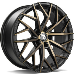 Cerchi in lega Seventy9 Sv-C 8.0x18 BGGF - Black Glossy Gold Front