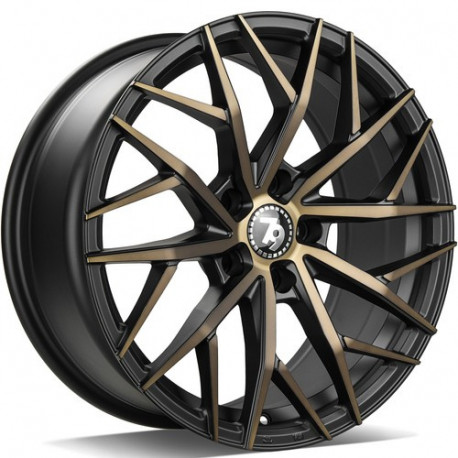 Cerchi in lega Seventy9 Sv-C 8.0x18 BGGF - Black Glossy Gold Front