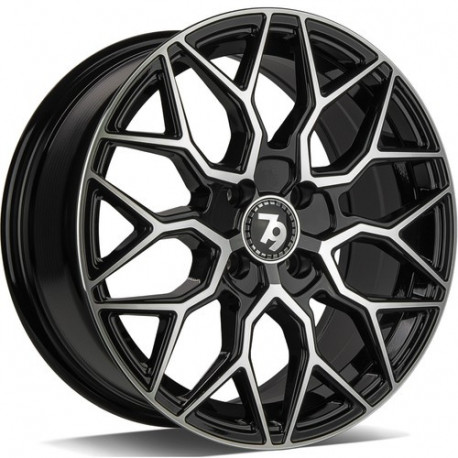 Cerchi in lega Seventy9 Sv-K 7.0x16 BFP - Black Front Polished