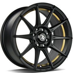 Cerchi in lega Seventy9 Scf-F 7.0x15 BMGIL - Black Matt Gold Inner Lip