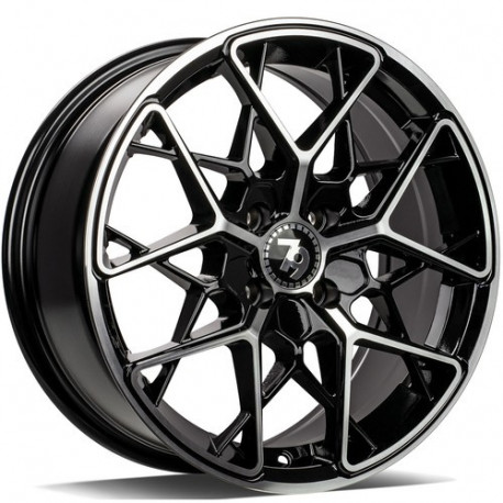 Cerchi in lega Seventy9 Scf-C 7.0x16 BFP - Black Front Polished