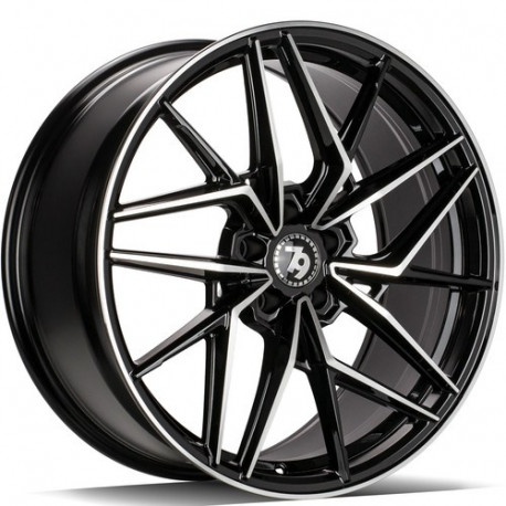 Cerchi in lega Seventy9 Scf-I 8.0x18 BFP - Black Front Polished