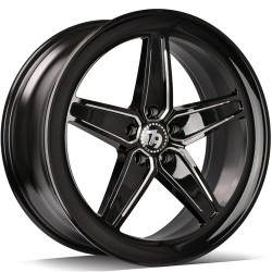 Cerchi in lega Seventy9 Sv-Y 9.0x20 BGEP - Black Glossy Edges Polished