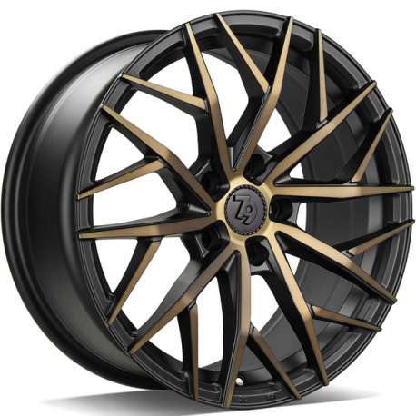 Cerchi in lega Seventy9 Sv-C 8.5x19 BGGF - Black Glossy Gold Front