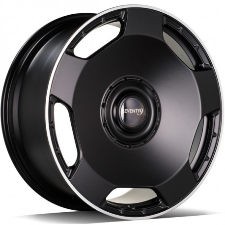 Cerchi in lega Seventy9 Mf.6 10.0x22 DMBLP - Matt Black Machined Lip