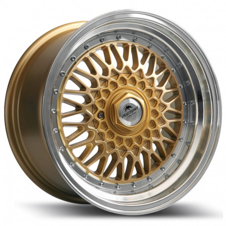 Cerchi in lega Forzza Malm 8.0x16 Gold/Lip Machined