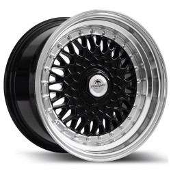 Cerchi in lega Forzza Malm 7.0x15 Black/Lip Machined