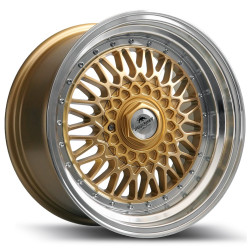 Cerchi in lega Forzza Malm 8.0x15 Gold/Lip Machined