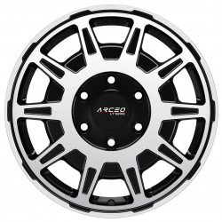 Cerchi in lega Arceo Lt1 6.5x16 Black Diamond