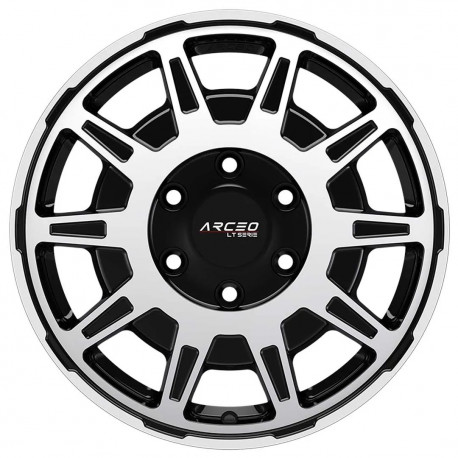 Cerchi in lega Arceo Lt1 6.5x16 Black Diamond