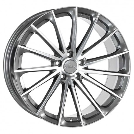 Cerchi in lega Arceo Berlin 10.0x20 Titanium Silver Diamond