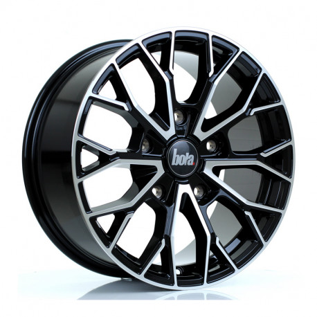 Cerchi in lega Bola B24 8.0x18 Gloss Black Polished Face