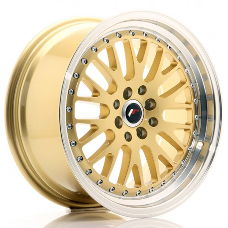 Cerchi in lega Japan Racing JR10 8.0x17 Gold w/ Machined Lip