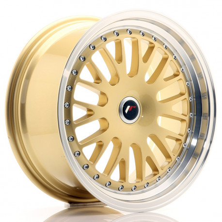 Cerchi in lega Japan Racing JR10 8.0x17 Gold w/ Machined Lip