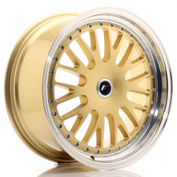 Cerchi in lega Japan Racing JR10 8.5x19 Gold w/ Machined Lip