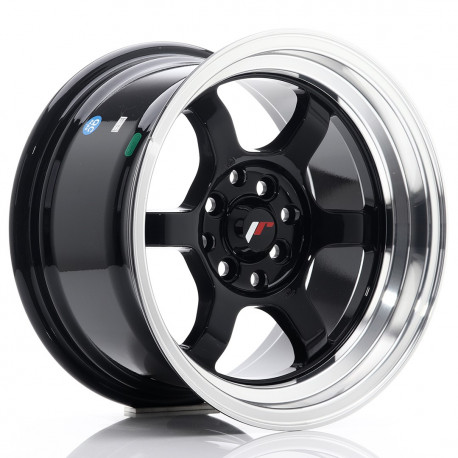 Cerchi in lega Japan Racing JR12 8.5x15 Gloss Black