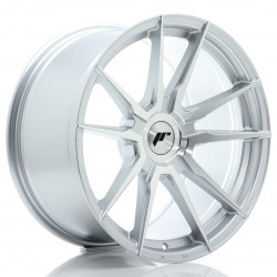 Cerchi in lega Japan Racing JR21 9.5x18 Silver Machined Face