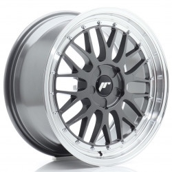 Cerchi in lega Japan Racing JR23 8.0x18 Hyper Gray w/ Machined Lip