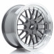 Cerchi in lega Japan Racing JR23 9.5x18 Hyper Gray w/ Machined Lip