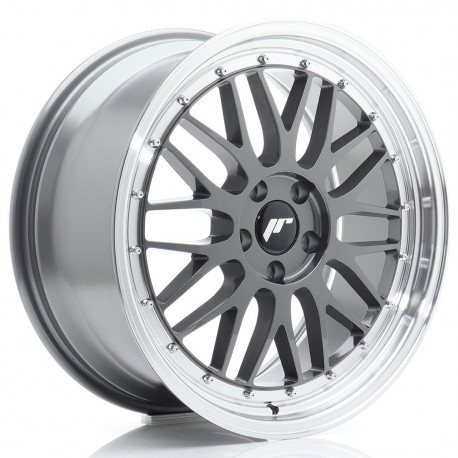 Cerchi in lega Japan Racing JR23 8.5x19 Hyper Gray w/ Machined Lip