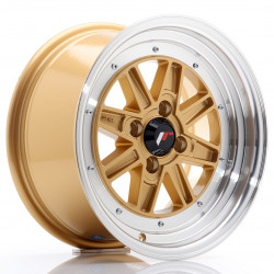 Cerchi in lega Japan Racing JR31 7.5x15 Gold w/ Machined Lip