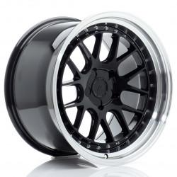 Cerchi in lega Japan Racing JR40 10.5x18 Gloss Black w/ Machined Lip