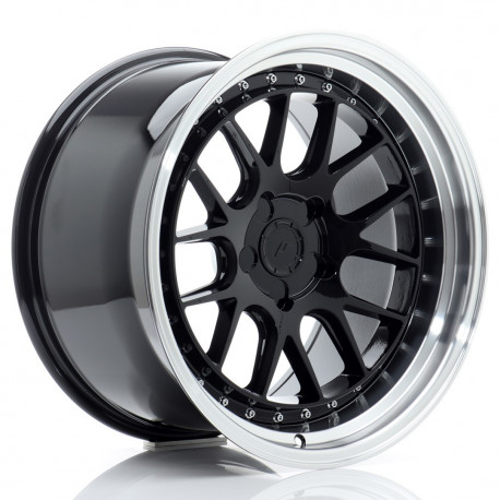 Cerchi in lega Japan Racing JR40 10.5x18 Gloss Black w/ Machined Lip