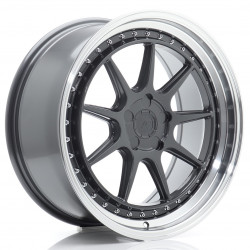 Cerchi in lega Japan Racing JR47 8.5x19 Hyper Gray w/ Machined Lip