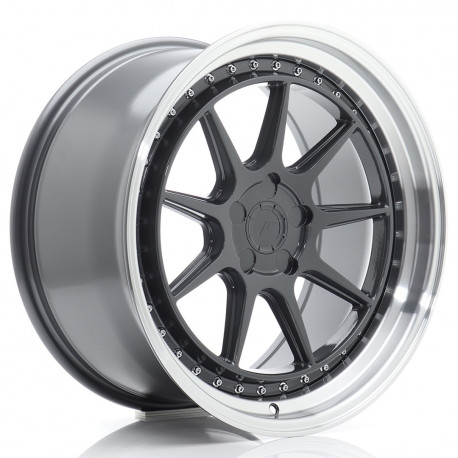 Cerchi in lega Japan Racing JR47 9.5x19 Hyper Gray w/ Machined Lip