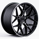 Cerchi in lega Japan Racing JR51 8.5x19 Satin Black w/ Machined Lip