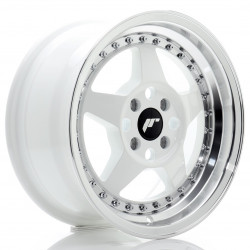 Cerchi in lega Japan Racing JR6 7.0x15 White w/ Machined Lip