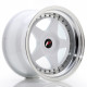 Cerchi in lega Japan Racing JR6 10.0x17 White w/ Machined Lip
