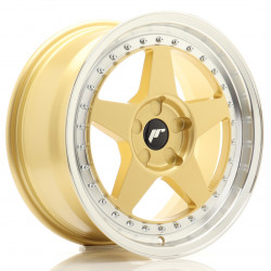 Cerchi in lega Japan Racing JR6 8.0x17 Gold w/ Machined Lip