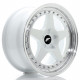 Cerchi in lega Japan Racing JR6 8.0x17 White w/ Machined Lip