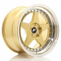 Cerchi in lega Japan Racing JR6 10.5x18 Gold w/ Machined Lip