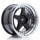 Cerchi in lega Japan Racing JR6 10.5x18 Gloss Black w/ Machined Lip