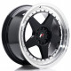 Cerchi in lega Japan Racing JR6 8.5x18 Gloss Black w/ Machined Lip